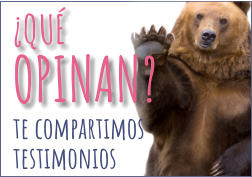 ¿QUÉ OPINAN? te compartimos testimonios